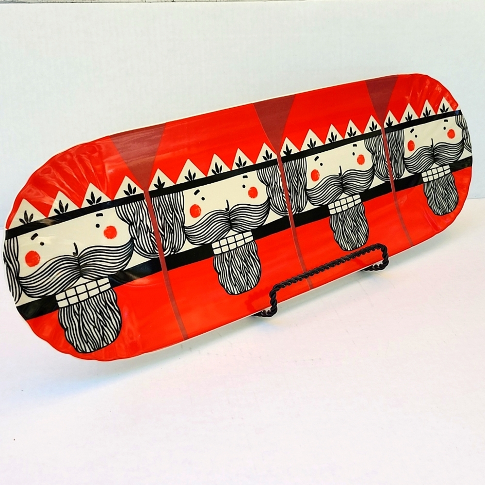 ANTHROPOLOGIE KRISTINA SAYWELL HOLIDAY NUTCRACKER PLATTER/TRAY